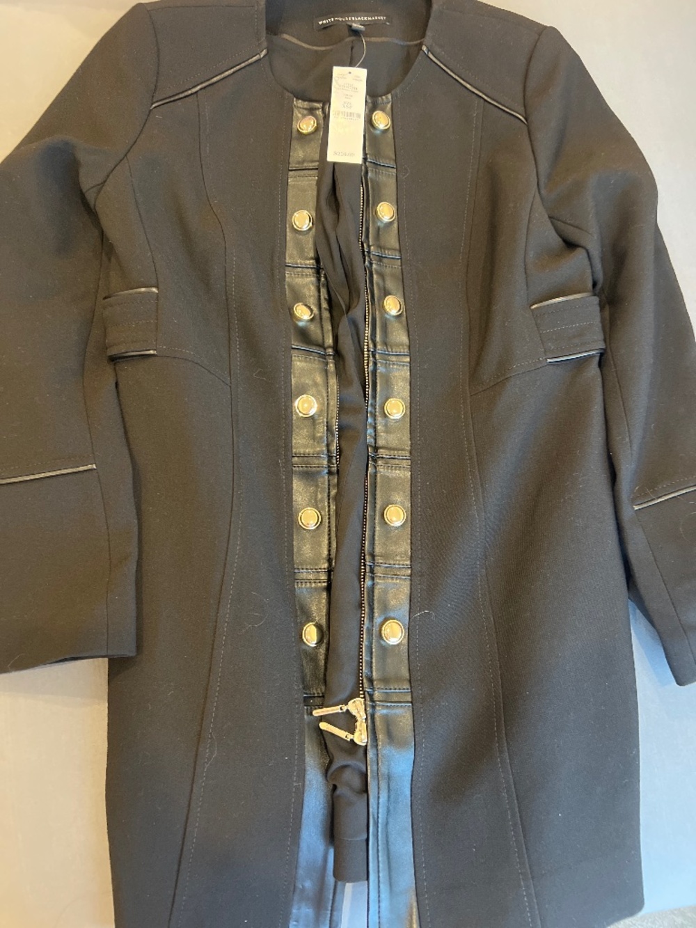 Black military jacket